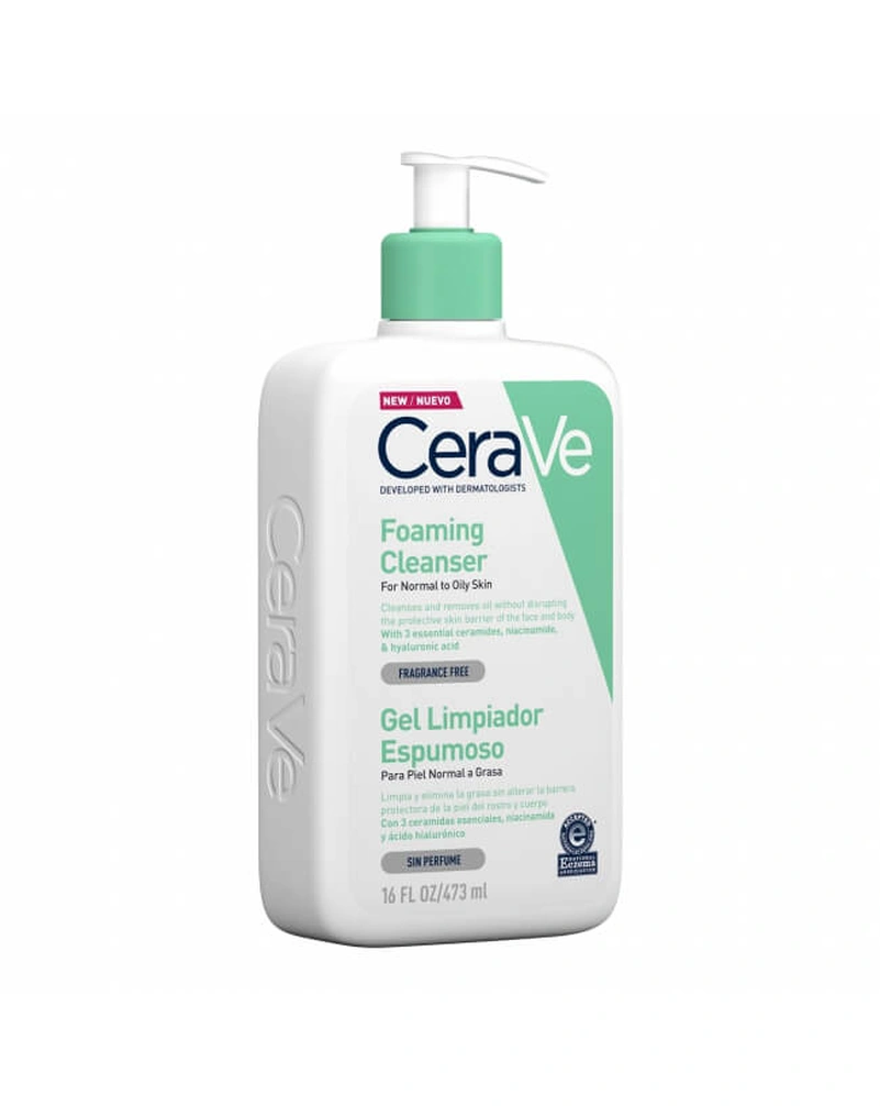 CERAVE FOAMING CLEANSER  For Normal to Oily Skin - ГЕЛЬ ДЛЯ ОЧИЩЕННЯ ШКІРИ, 473МЛ