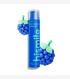 Зубная паста со вкусом голубой малины Hismile Blue Raspberry Toothpaste, 60 г