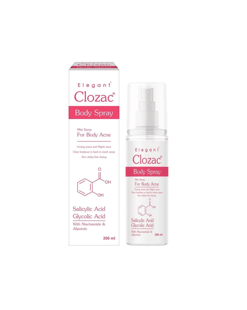 Спрей для тіла від висипань perolite clozac body acne spray , 200 мл