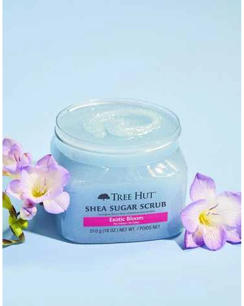 Tree Hut Exotic Bloom Sugar Scrub - Скраб для тіла з ароматом екзотичних квітів,510 г.