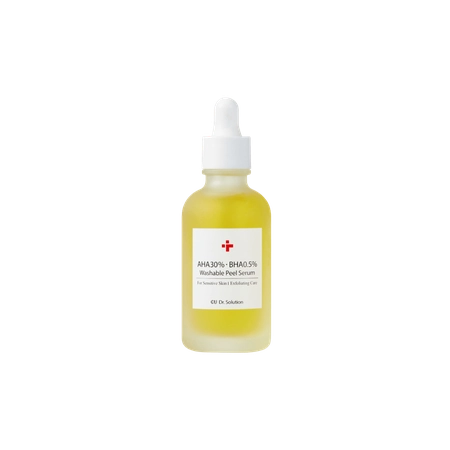 Пілінг-серум з кислотами для обличчя CUSKIN Dr. Solution AHA 30% BHA 0.5% Washable Peel Serum, 50 мл