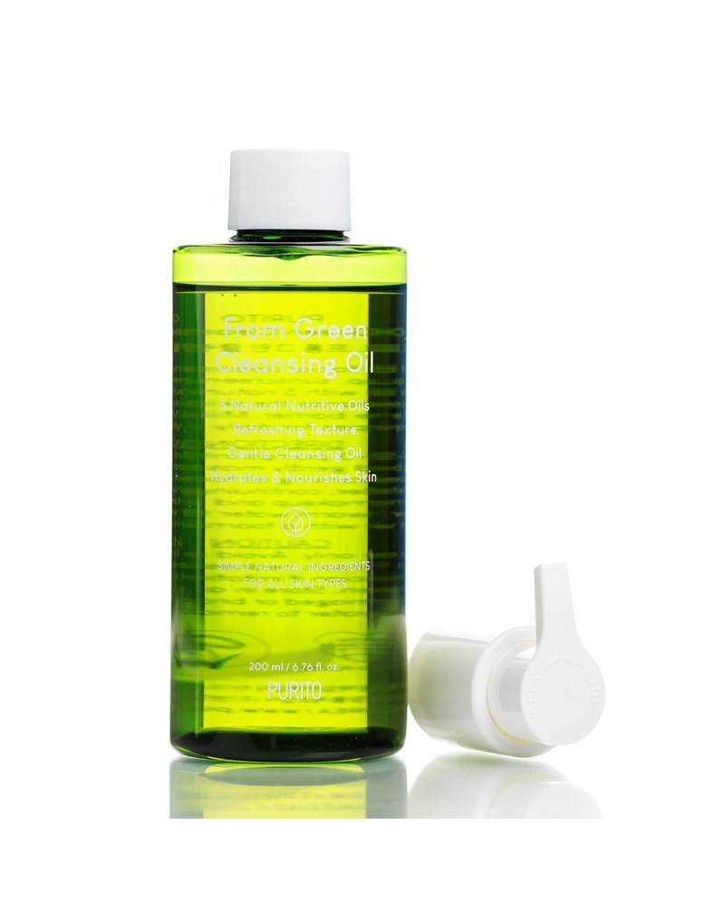 PURITO FROM GREEN CLEANSING OIL - ГІДРОФІЛЬНА ОЛІЯ ІЗ ЗЕЛЕНИМ ЧАЄМ, 200МЛ