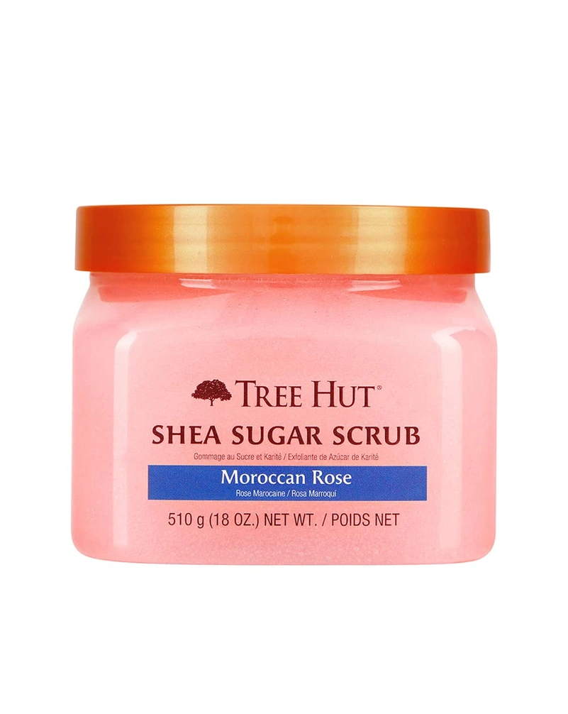 TREE HUT Moroccan Rose Sugar Scrub - Скраб для тіла з ароматом троянди, 510 г.