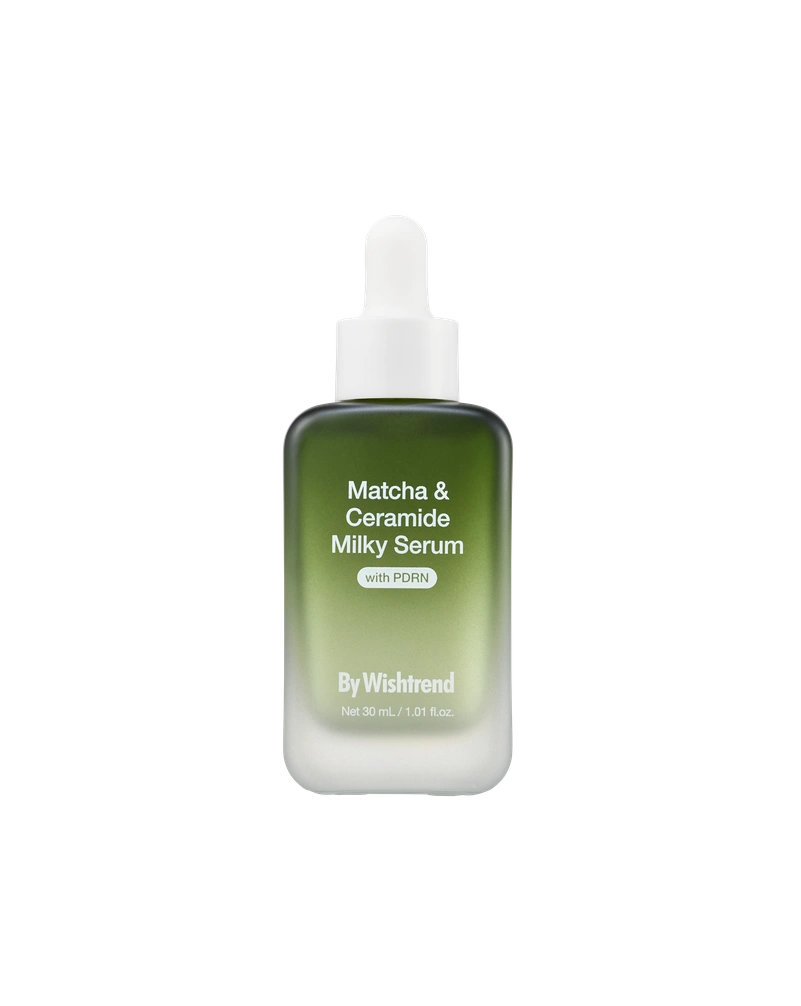 Відновлююча сироватка з матчею та керамідами by wishtrend matcha & ceramide milky serum, 30 мл