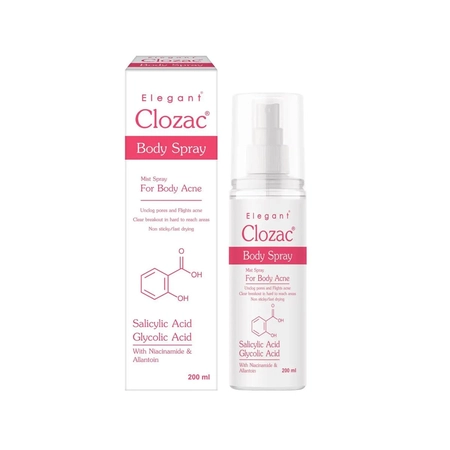 Спрей для тіла від висипань Perolite Clozac Body Acne Spray , 200 мл