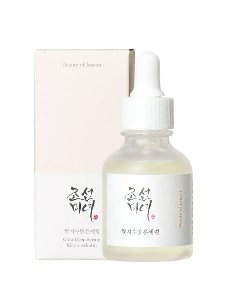 BEAUTY OF JOSEON Glow Deep Serum : Rice + Alpha Arbutin - Сироватка для вирівнювання тону шкіри та сайва, 30 мл.