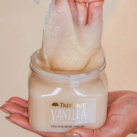 TREE HUT VANILLA SUGAR SCRUB - Скраб для тіла з класичним ванільним ароматом, 510г