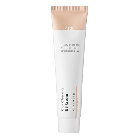 PURITO CICA CLEARING BB CREAM - BB-КРЕМ ДЛЯ ЧУТЛИВОЇ ШКІРИ З ЕКСТРАКТОМ ЦЕНТЕЛЛИ(№21) , 30МЛ