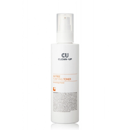 CU SKIN Clean-Up AV Free Purifying Toner - Тонер для проблемної шкіри, 180 мл.