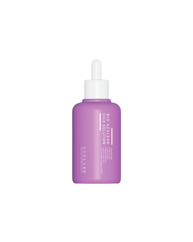 Успокаивающая и противовоспалительная кремовая эссенция usolab bio azulene cica solution, 120 мл