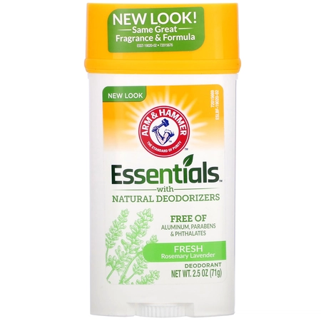 ARM & HAMMER ESSENTIALS NATURAL DEODORANT - ДЕЗОДОРАНТ ДЛЯ ЖІНОК І ЧОЛОВІКІВ ( Лаванда), 70Г