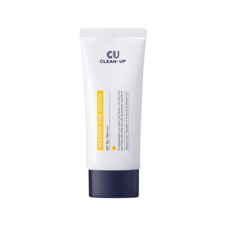 Легкий сонцезахисний лосьйон для обличчя CUSKIN Clean Up Blemish Sun Lotion SPF 50, 60 мл