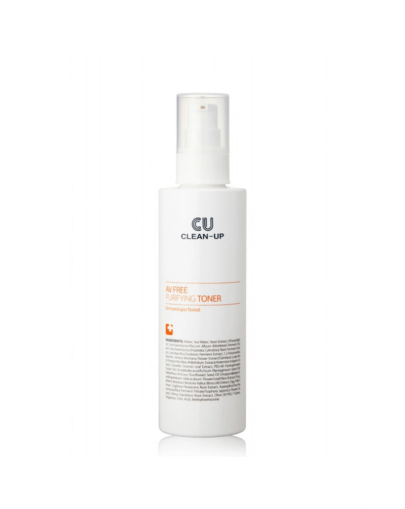 CU SKIN Clean-Up AV Free Purifying Toner - Тонер для проблемної шкіри, 180 мл.