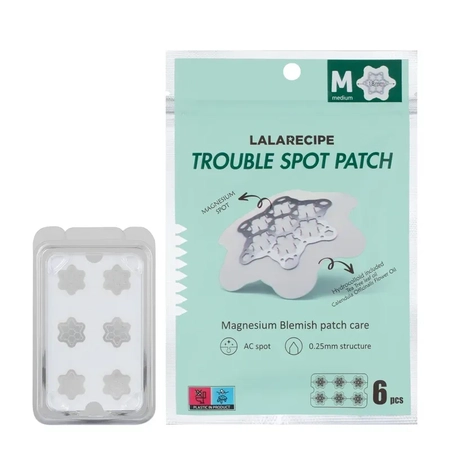 Гідроколоїдні патчі від прищі (18 мм) LALARECIPE Trouble Spot Patch M, 6 шт