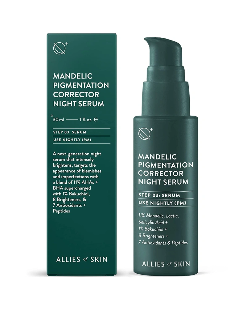 ALLIES OF SKIN MANDELIC PIGMENTATION CORRECTOR SERUM - НІЧНА СИРОВАТКА З МИГДАЛЬНОЮ КИСЛОТОЮ, 30МЛ