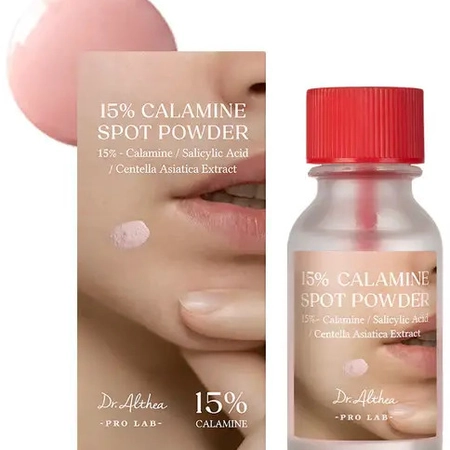 Точковий засіб від прищів з каламіном і кислотами Dr.Althea 15% Calamine Spot Powder, 15 мл