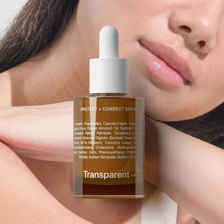 Transparent-Lab Protect + Correct Serum - Антиоксидантний серум , 30  мл .