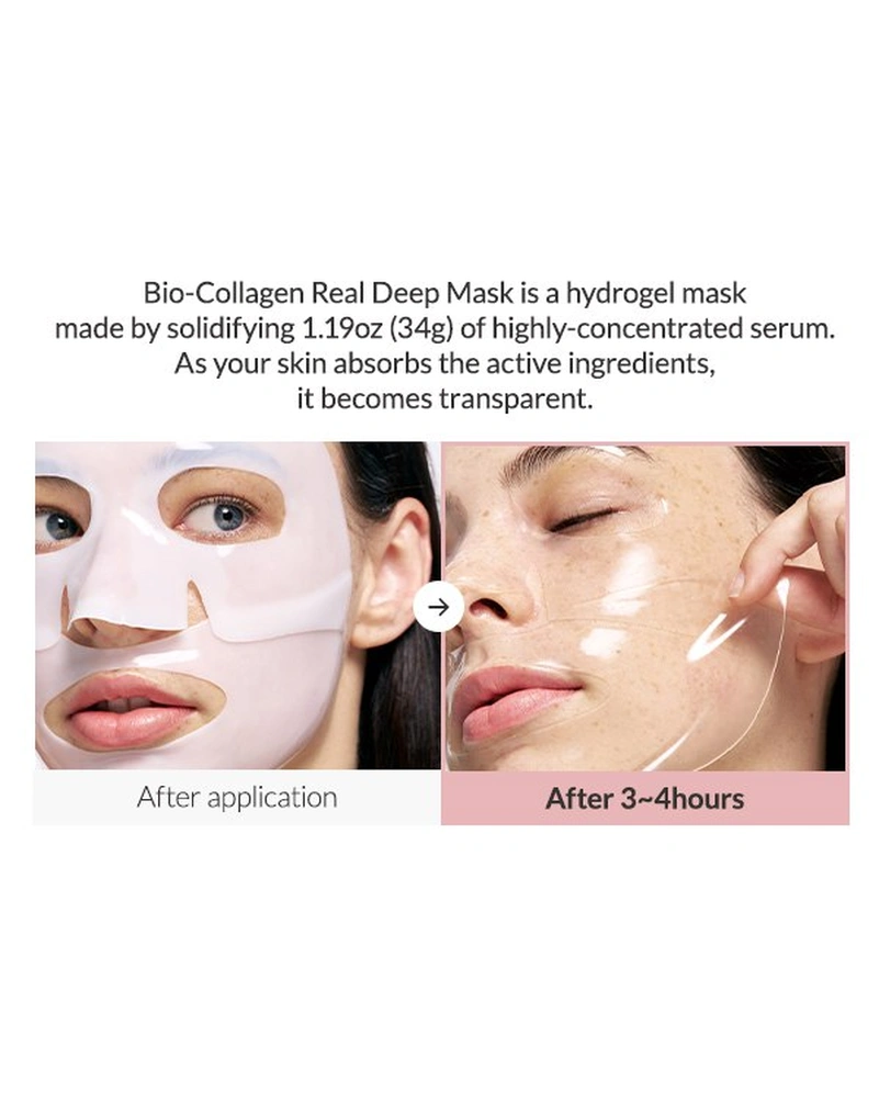 BIODANCE BIO-COLLAGEN REAL DEEP MASK - КОЛАГЕНОВА ГІДРОГЕЛЕВА МАСКА ДЛЯ ГЛИБОКОГО ЗВОЛОЖЕННЯ, 34Г