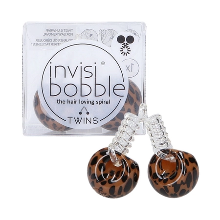 INVISIBOBBLE TWINS Purrfection - Резинка для волосся (леопардовий)