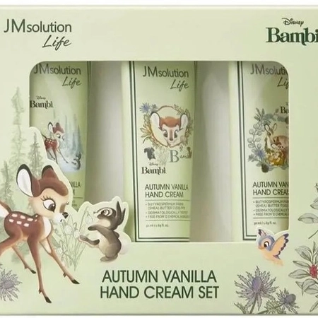 JMsolution Life Marine Life Autumn Vanilla Hand Cream Set Disney - Набір зволожувальних кремів для рук, 3х50 мл.