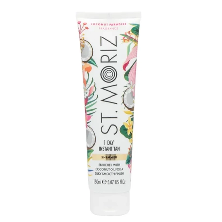 St Moriz Shimmer 1 Day Tan Coconut Paradise - Бронзатор з легким ефектом засмаги , 150 мл