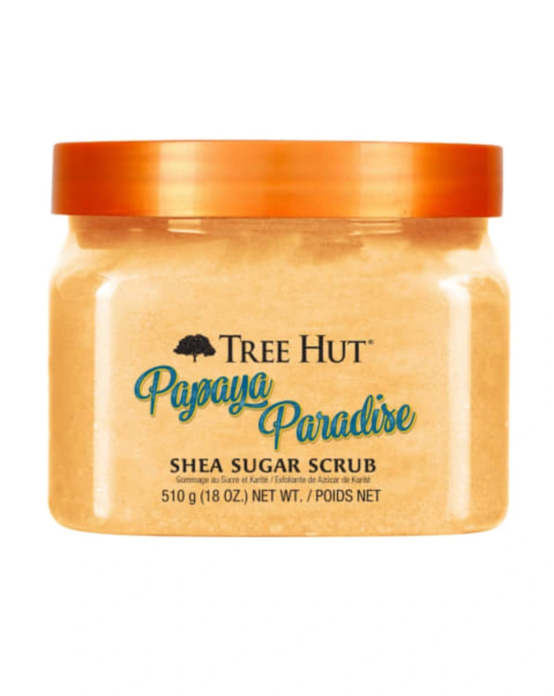 TREE HUT Papaya Paradise Sugar Scrub - Скраб для тіла з ароматом папаї, 510 г.