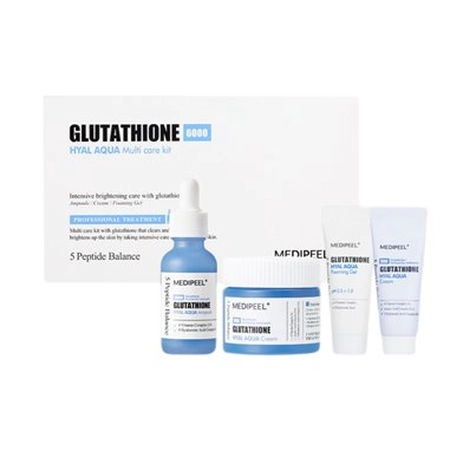 GLUTATHIONE HYAL AQUA MULTI CARE KIT MEDIPEEL-НАБІР ЗВОЛОЖУЮЧИХ ЗАСОБІВ З ГЛЮТАТІОНОМ ТА ГІАЛУРОНОВОЮ КИСЛОТОЮ