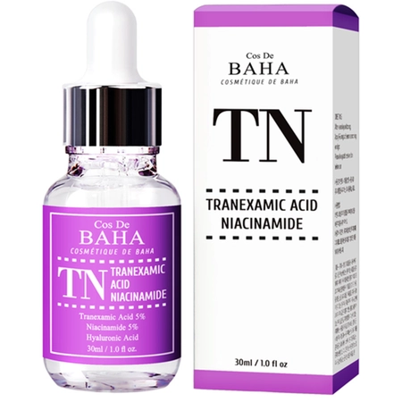 COS DE BAHA TRANEXAMIC ACID NIACINAMIDE SERUM - СИРОВАТКА З ТРАНЕКСАМОВОЮ КИСЛОТОЮ ТА НІАЦИНАМІДОМ, 30МЛ