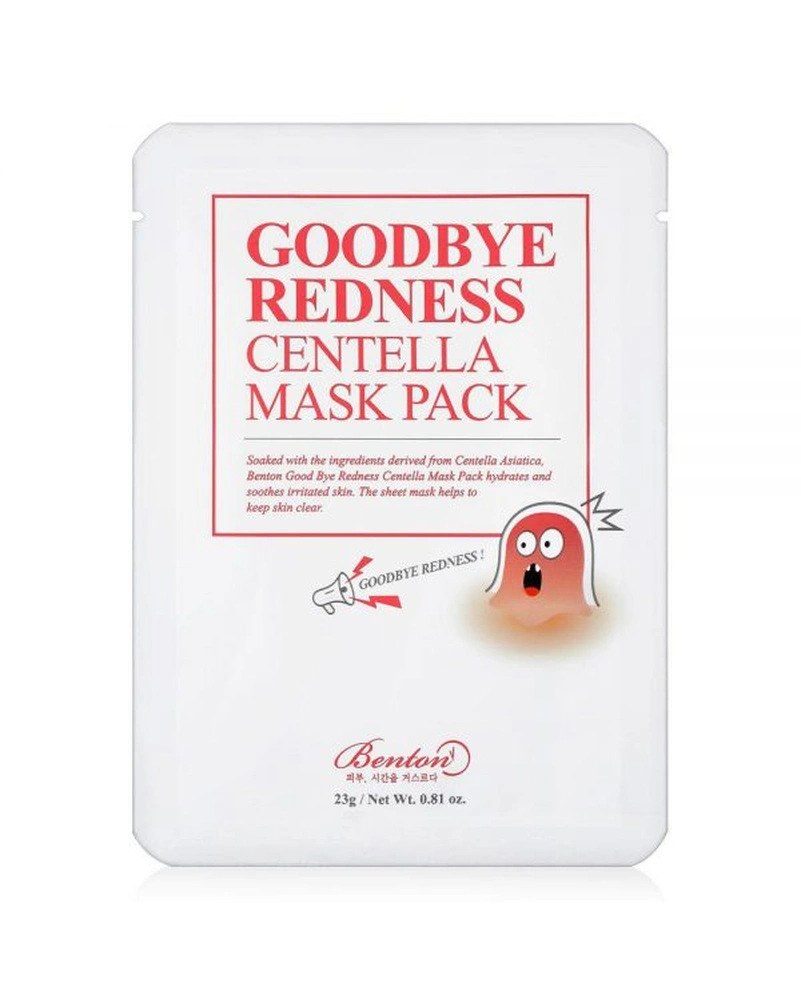 Benton Goodbye Redness Centella Mask Pack - Маска с центелою азіатською