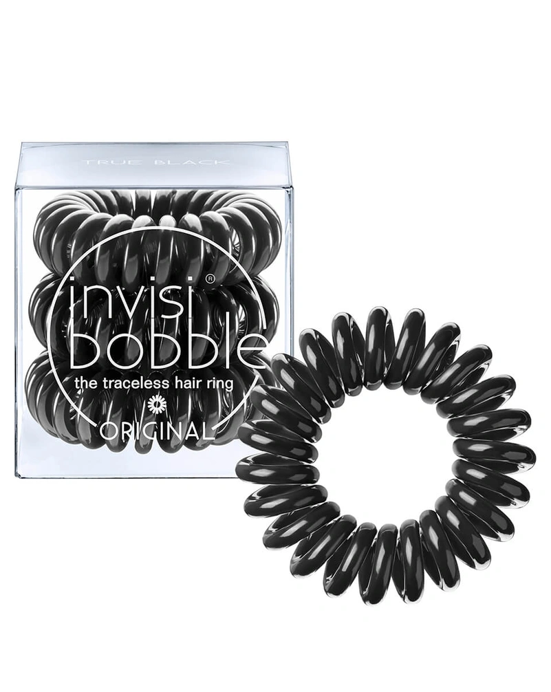 INVISIBOBBLE ORIGINAL True Black - Резинка-браслет для волосся (чорна),3 шт.