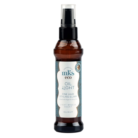 ОЛІЙКА ДЛЯ ТОНКОГО ВОЛОССЯ MKS-ECO OIL LIGHT FINE HAIR STYLING ELIXIR LIGHT BREEZE SCENT, 60 МЛ