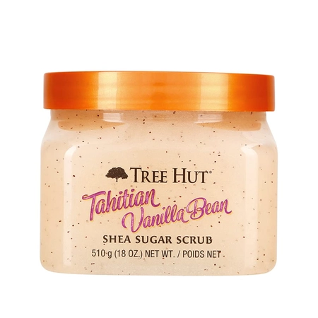 TREE HUT Tahitian Vanilla Bean Sugar Scrub - Скраб для тіла з ароматом ванілі, 510 г.