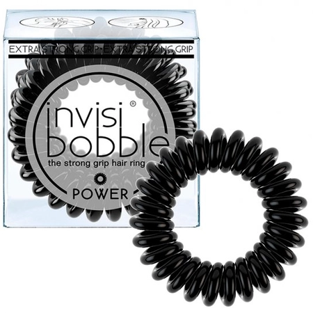 РЕЗИНКА-БРАСЛЕТ ДЛЯ ВОЛОССЯ ЧОРНА INVISIBOBBLE POWER TRUE BLACK, 3 ШТ