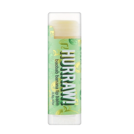 HURRAW! BAOBAB BANANA LIP BALM - БАЛЬЗАМ ДЛЯ ГУБ "БАОБАБ І БАНАН", 4,8Г