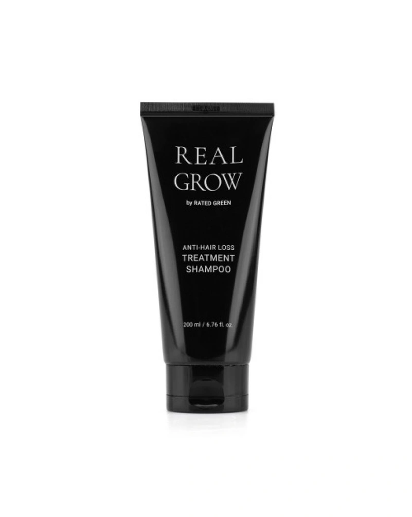 RATED GREEN REAL GROW ANTI HAIR LOSS TREATMENT SHAMPOO - ШАМПУНЬ ПРОТИ ВИПАДІННЯ ВОЛОССЯ, 200МЛ