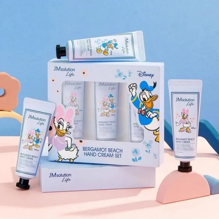 JMsolution Life Marine Life Bergamot Beach Hand Cream Set Disney - Набір зволожувальних кремів для рук, 3х50 мл.