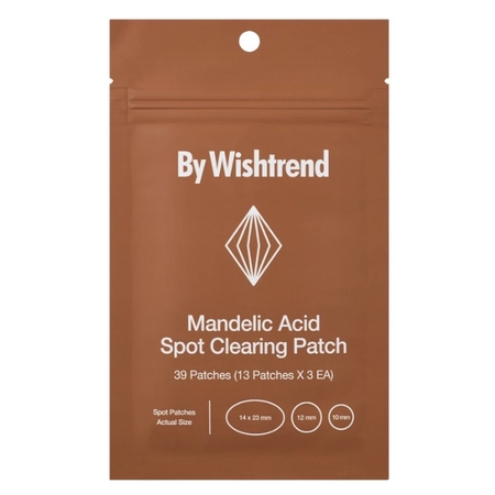 Патчи с миндальной кислотой от высыпаний и постакне By Wishtrend Mandelic Acid Spot Clearing Patch 39 шт