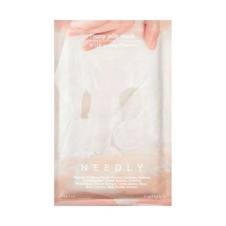 NEEDLY PEONY JELLY MASK - ОСВІТЛЮЮЧА ТКАНИННА МАСКА ДЛЯ ОБЛИЧЧЯ