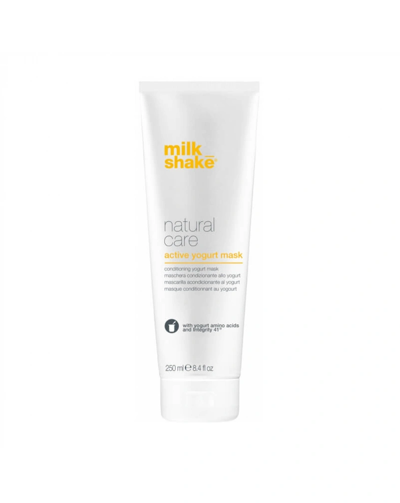 Маска поживна для волосся на основі йогурту milk shake natural care active yogurt mask, 250 мл