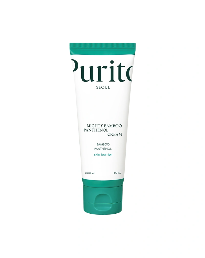 Крем зволожувальний з пантенолом purito seoul mighty bamboo panthenol cream, 100 мл