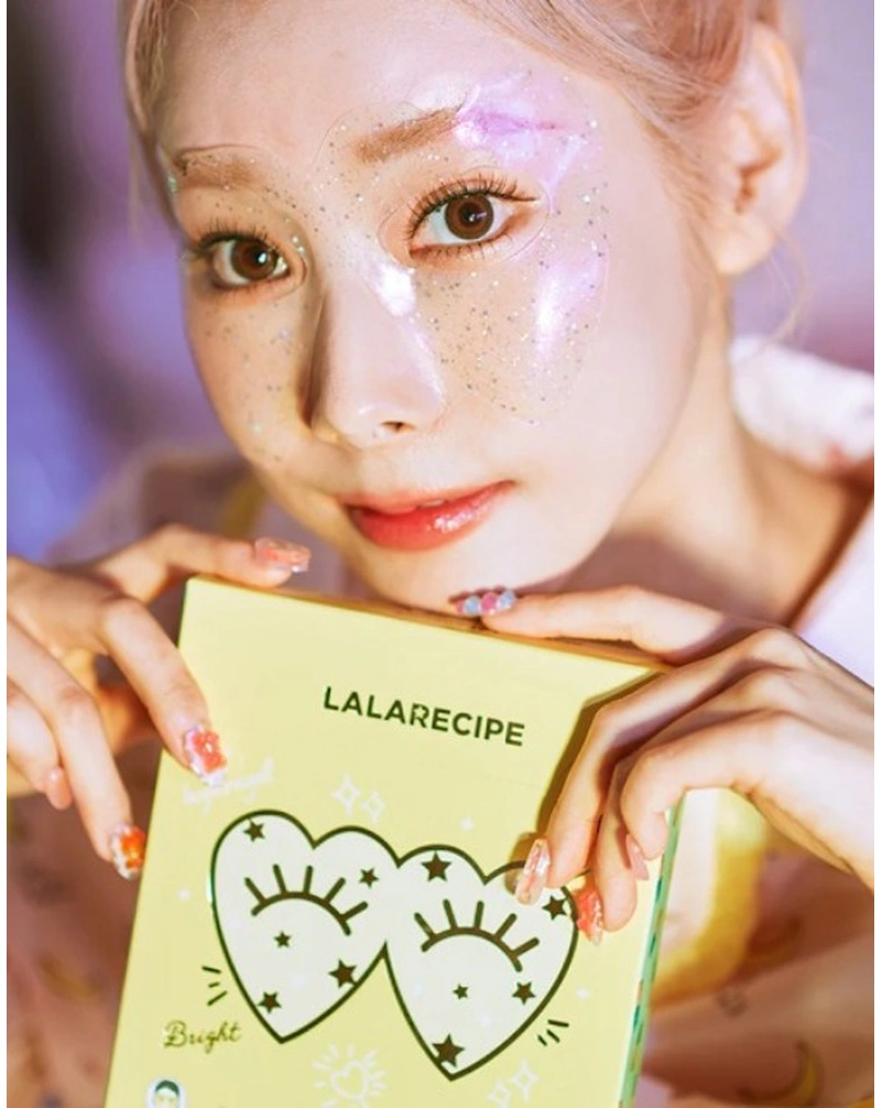 ОСВЕЩАЮЩАЯ ГИДРОГЕЛЕВАЯ МАСКА ДЛЯ КОЖИ ВОКРУГ ГЛАЗ LALARECIPE HEART GOGGLE BRIGHTENING MASK