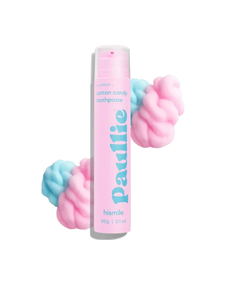 Зубная паста со вкусом сахарной ваты hismile cotton candy toothpaste, 60 г