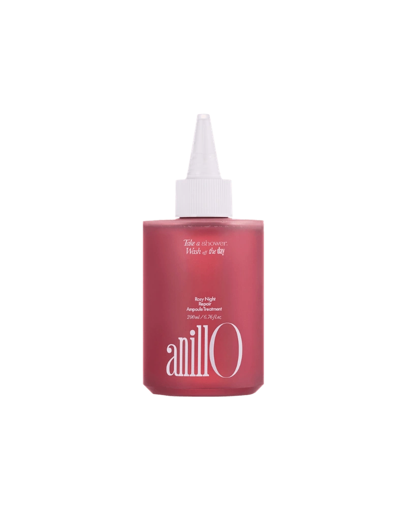 Восстанавливающая маска anillo rosy night repair ampoule treatment для сухих и поврежденных волос, 200 мл