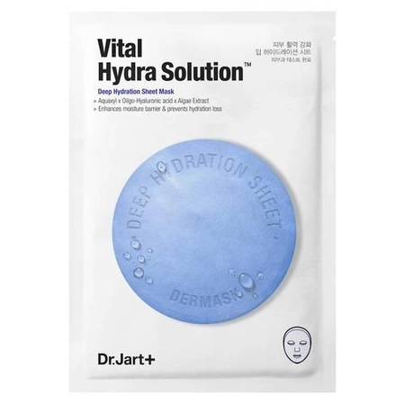 ЗВОЛОЖУЮЧА МАСКА З ГІАЛУРОНОВОЮ КИСЛОТОЮ DR.JART+ DERMASK VITAL HYDRA SOLUTION FACE SHEET MASK, 25 Г