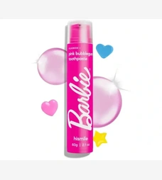 Зубная паста со вкусом жвачки Hismile Barbie Pink Bubblegum Toothpaste, 60 г