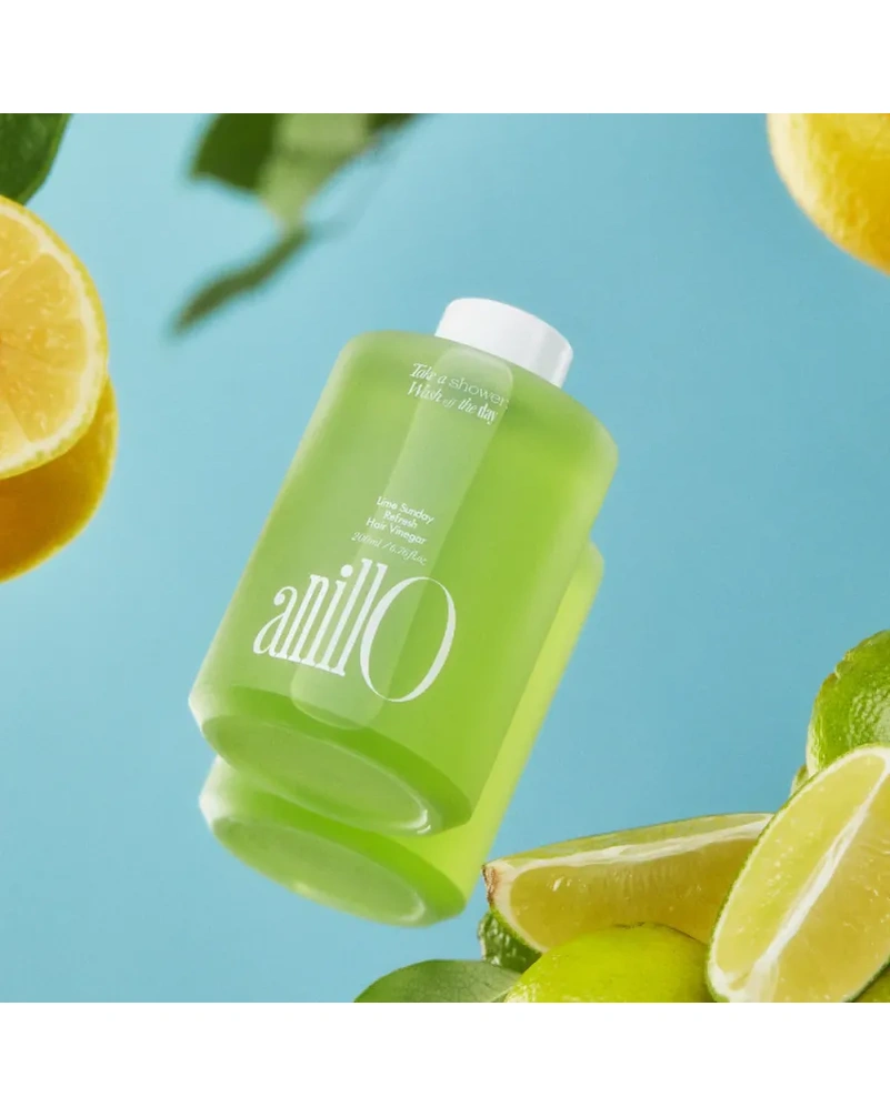 Освежающий ополаскиватель для волос ANILLO Lime Sunday Refresh Hair Vinegar, 200 мл
