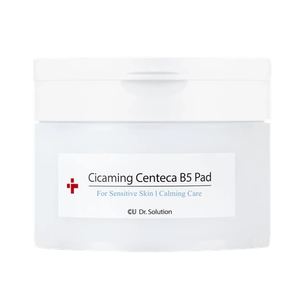 Заспокійливі педи з центеллою та пантенолом CU SKIN Dr. Solution Cicaming Centeca B5 Pad, 80 шт