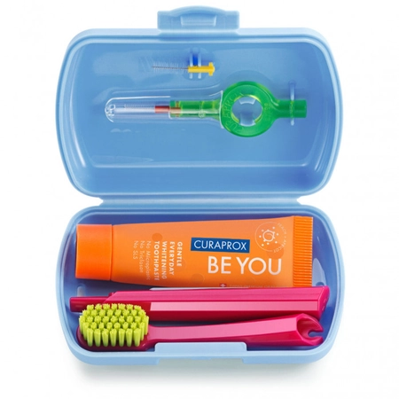 CURAPROX TRAVEL SET "BE YOU",BLUE - ДОРОЖНІЙ НАБІР (СИНІЙ)