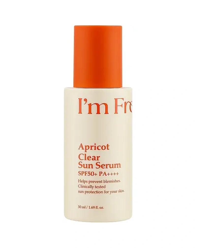 Сонцезахисна сироватка з абрикосом i'm from apricot clear sun serum, 50 мл