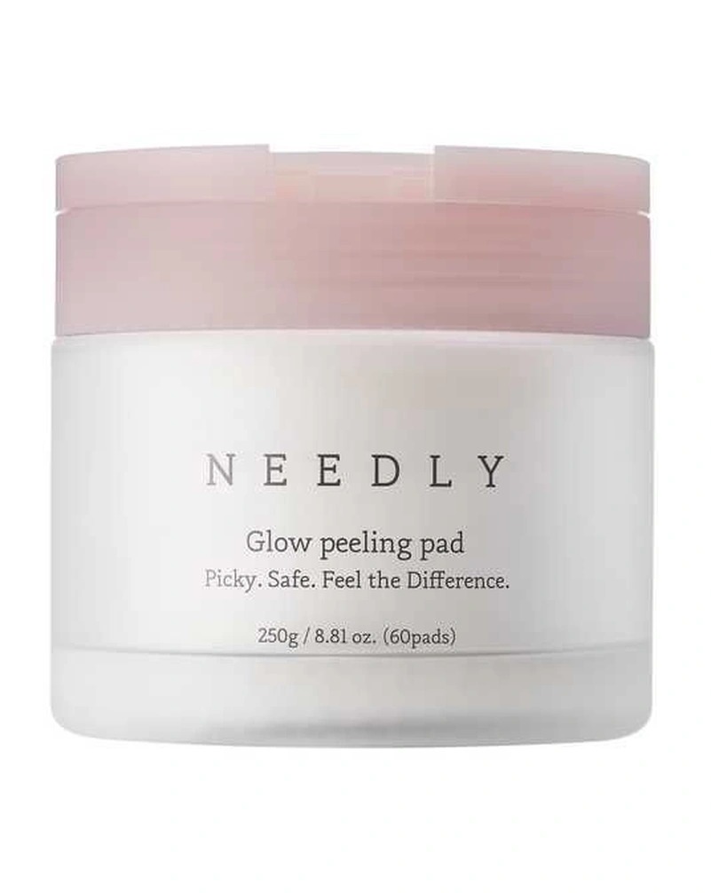 Пилинг-педы для обновления и сияния проблемной кожи needly glow peeling pad, 60 шт
